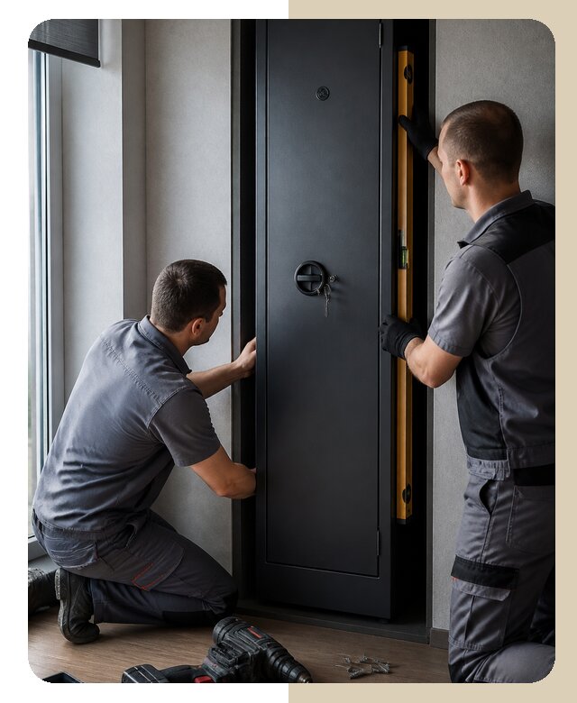 Установка сейфа для ружья в Приморско-Ахтарске от 5576 р. | ДвериЛегко-Прр