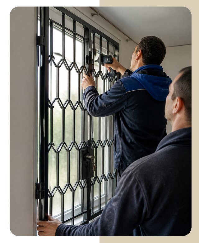 Установка распашных решеток в Приморско-Ахтарске цена от 6590 р. | ДвериЛегко-Прр
