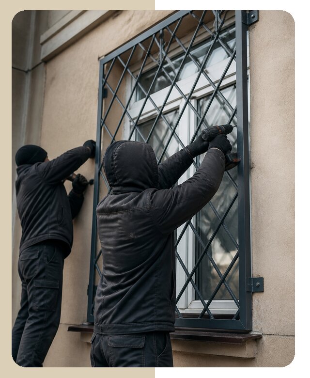 Установка антивандальных решеток на окна в Приморско-Ахтарске